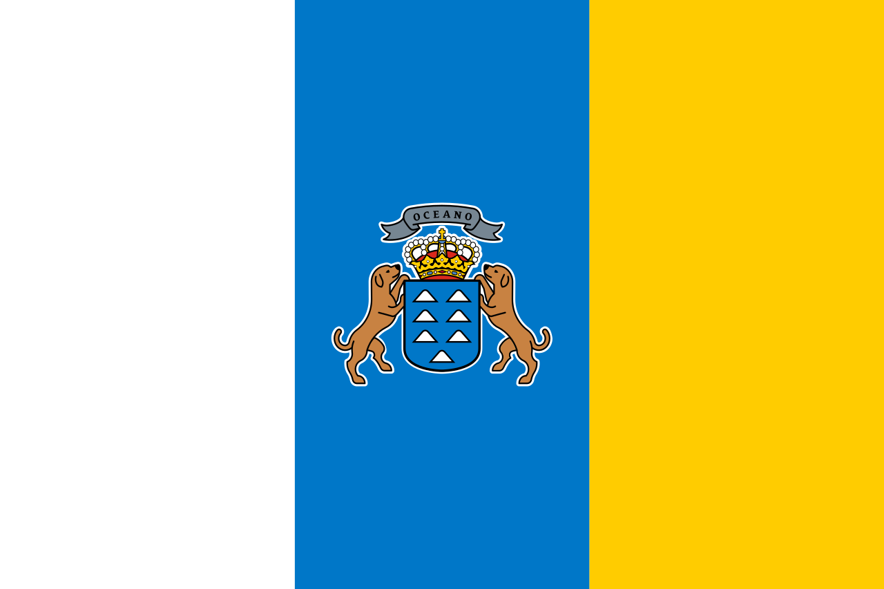 Flaga wysp kanaryjskich