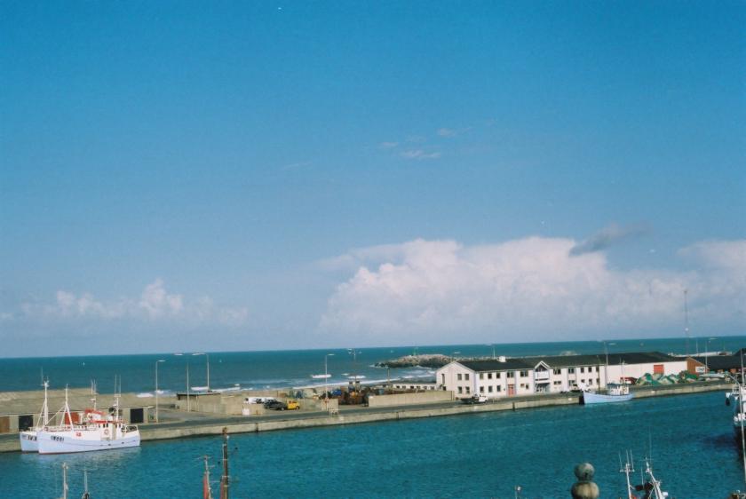 Panorama portu w Hirtshals